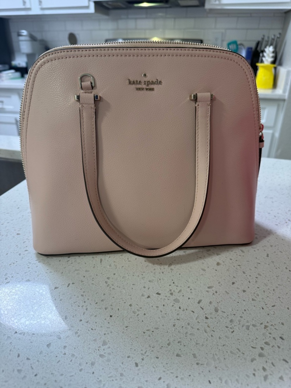 kate spade Blush Pink Dome Satchel - Gently used- like new